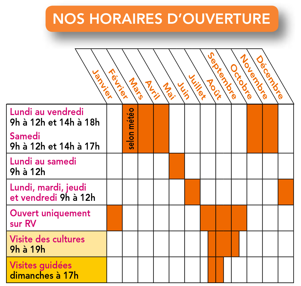 horaires 2017