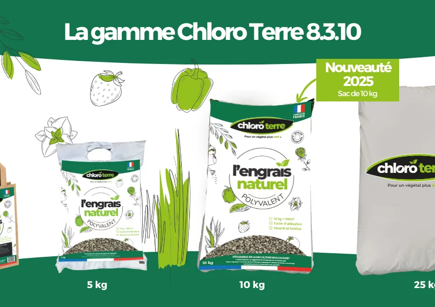 ENGRAIS CHLORO TERRE - Utilisable en agriculture biologique
